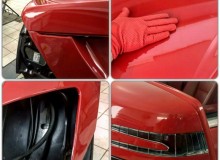Полная оклейка Mercedes-Benz s63 amg в красный глянец Avery. #AUTOVINIL76RU
