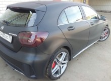 Mercedes Benz A45 AMG черный карбон