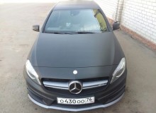 Mercedes Benz A45 AMG черный карбон