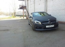 Mercedes Benz A45 AMG черный карбон