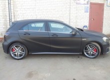 Mercedes Benz A45 AMG черный карбон