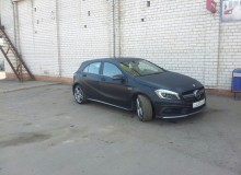 Mercedes Benz A45 AMG черный карбон