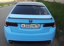 Honda Accord голубой матовый