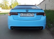 Honda Accord голубой матовый