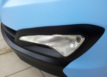 Hyundai Solaris голубой матовый