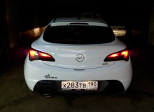 Тонировка фар Opel Astra GTS